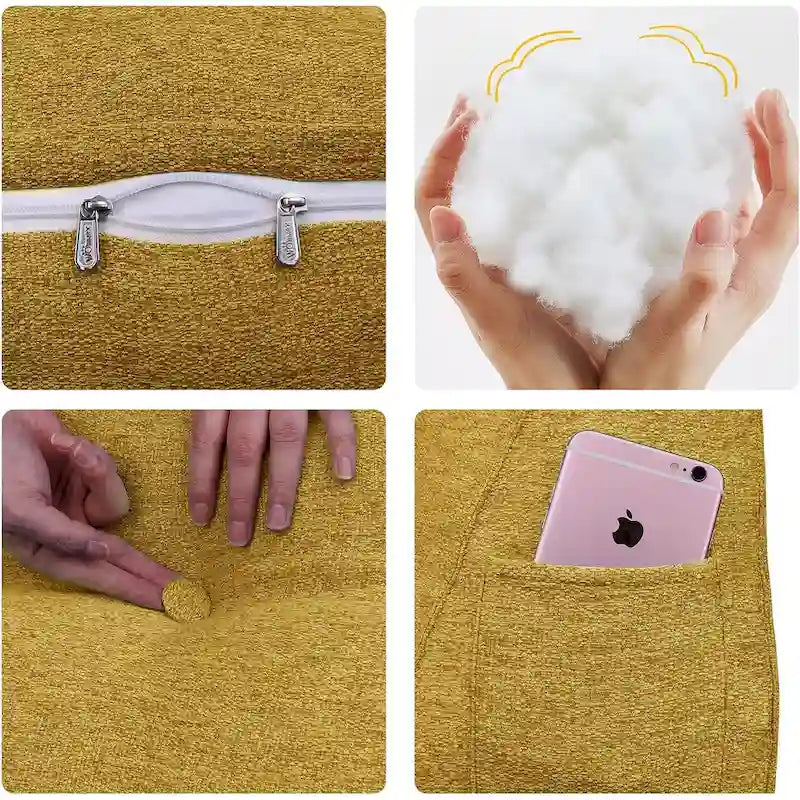 Almohada de Lectura con Respaldo en Cuña para Niños, Cabecero para Cama Individual