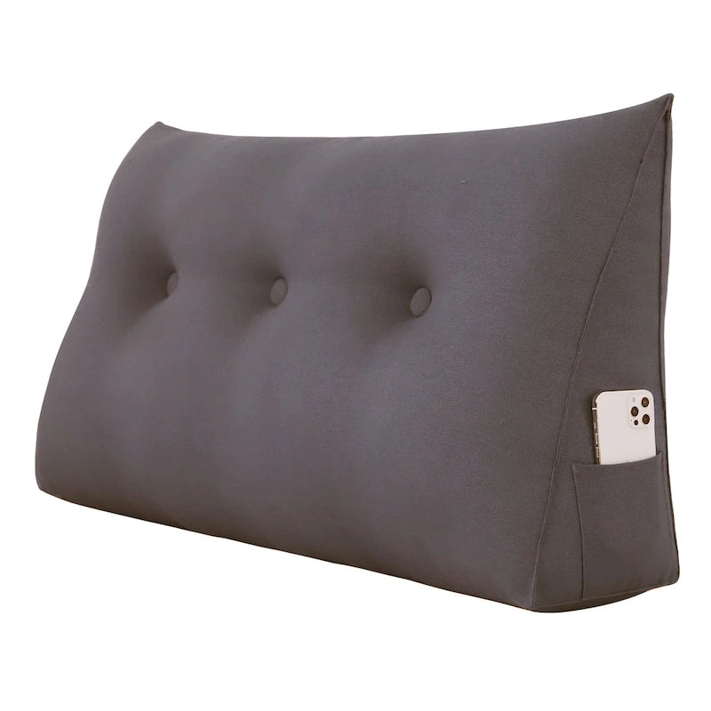 Almohada de Lectura con Respaldo en Cuña para Niños, Cabecero para Cama Individual