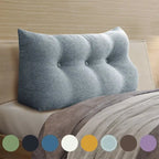 Almohada de Lectura con Respaldo en Cuña para Niños, Cabecero para Cama Individual