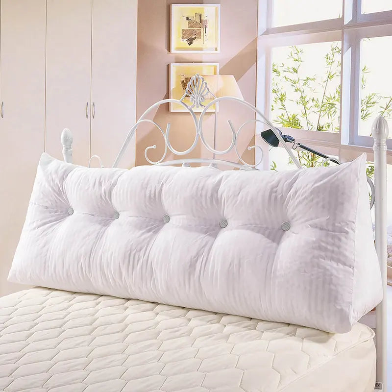 Almohada de Lectura con Respaldo en Cuña para Niños, Cabecero para Cama Individual