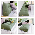 Almohada de Lectura con Respaldo en Cuña para Niños, Cabecero para Cama Individual