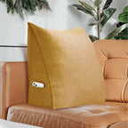 Respaldo multiusos con cuña de lectura, cojín decorativo para litera de dormitorio