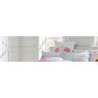 Fundas de almohada europeas acolchadas de algodón con hadas mariposa