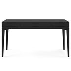 Solid Rubberwood Mid-Century Writing Desk, 60 in., 1 Person