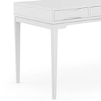 Solid Rubberwood Mid-Century Writing Desk, 60 in., 1 Person