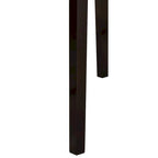 Brown Marble-Top High Bar Table, Wood, 2-Seater