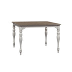 Antique White 5-Piece Counter Height Dining Set, Seats 4