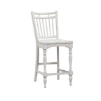 Antique White 5-Piece Counter Height Dining Set, Seats 4