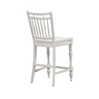 Antique White 5-Piece Counter Height Dining Set, Seats 4