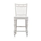 Antique White 5-Piece Counter Height Dining Set, Seats 4