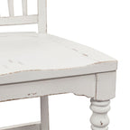 Antique White 5-Piece Counter Height Dining Set, Seats 4