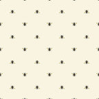 Joules Botanical Bee Creme Wallpaper