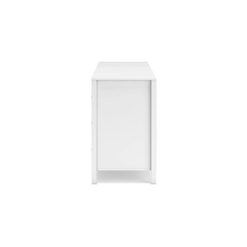 White Scallop 6-Drawer Dresser