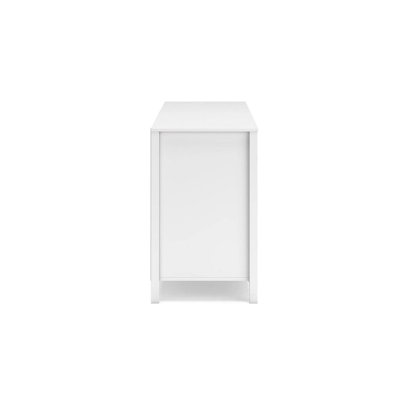 White Scallop 6-Drawer Dresser
