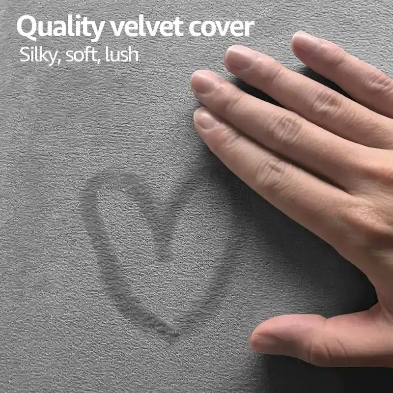 Velvet Smoky Gray / Stone / Pearl Peel-and-Stick Wall Panels – Pack of 12, 1–2 Person Install
