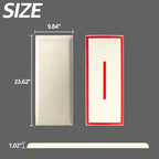 Velvet Smoky Gray / Stone / Pearl Peel-and-Stick Wall Panels – Pack of 12, 1–2 Person Install
