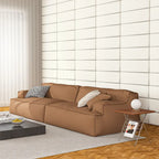 Velvet Smoky Gray / Stone / Pearl Peel-and-Stick Wall Panels – Pack of 12, 1–2 Person Install