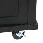 Rolling Kitchen Island Cart with Drop-Leaf | White / Blue / Black
