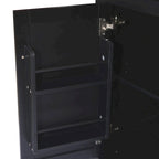 Rolling Kitchen Island Cart with Drop-Leaf | White / Blue / Black