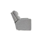Pewter Power Recliner, 1-Seat, Polyester Fabric