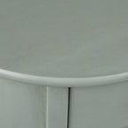 Grey Wood-Top Accent Cabinet with Door & Drawer