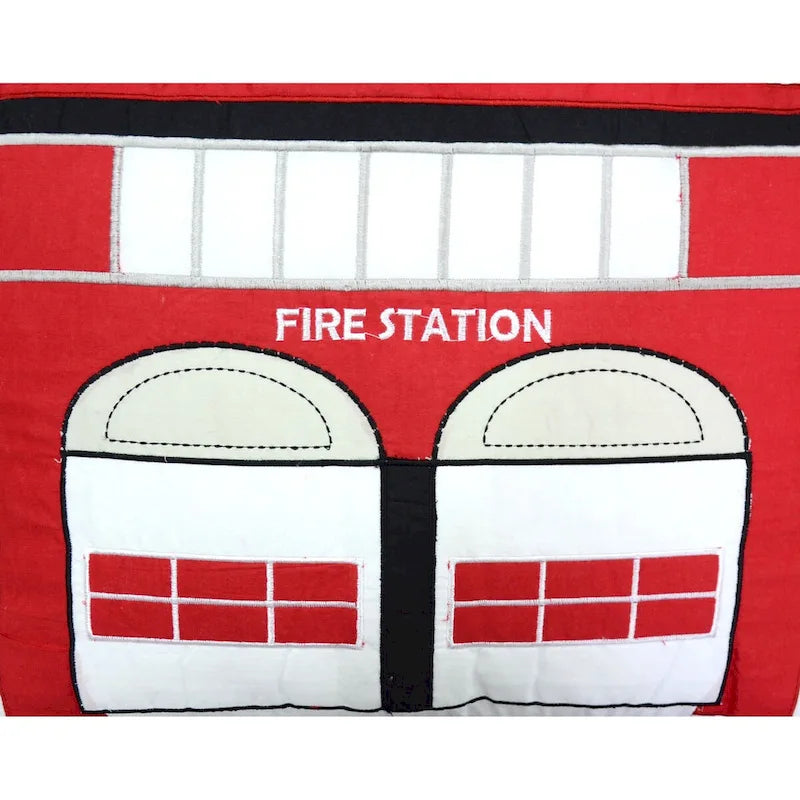 Cojín Decorativo Novedoso de Estación de Bomberos