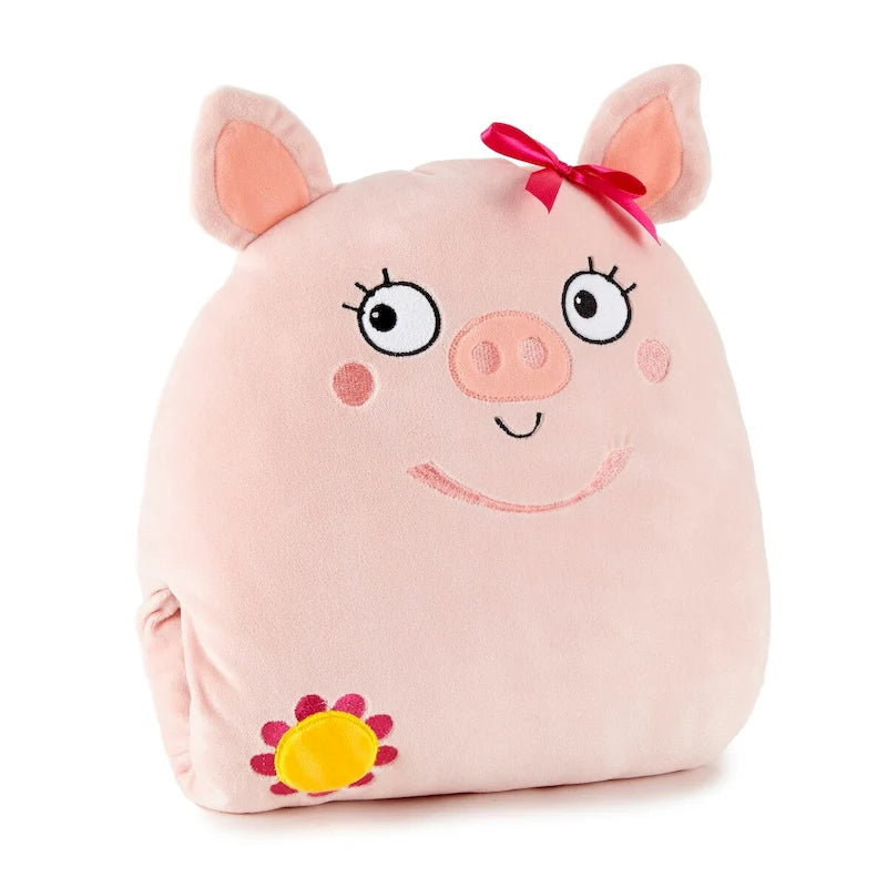 Peluche de almohada con bolsillo
