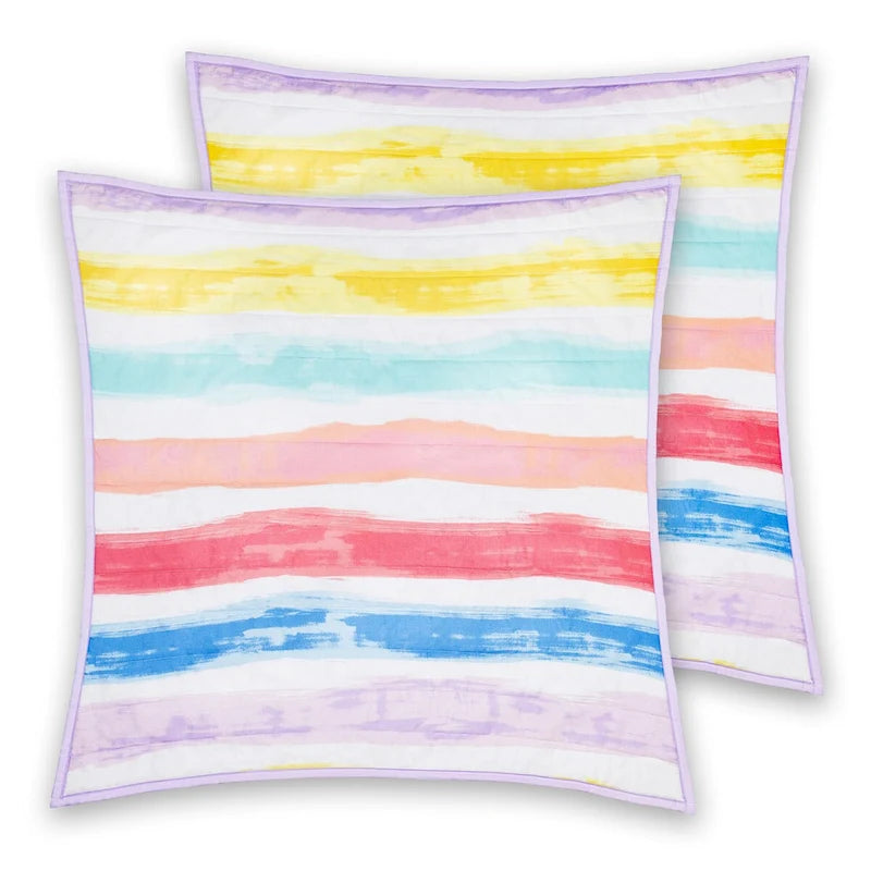 Fundas Euro acolchadas de algodón Tiny Hearts