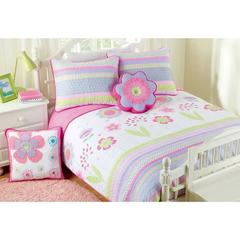 Almohada decorativa redonda de flores Blossom