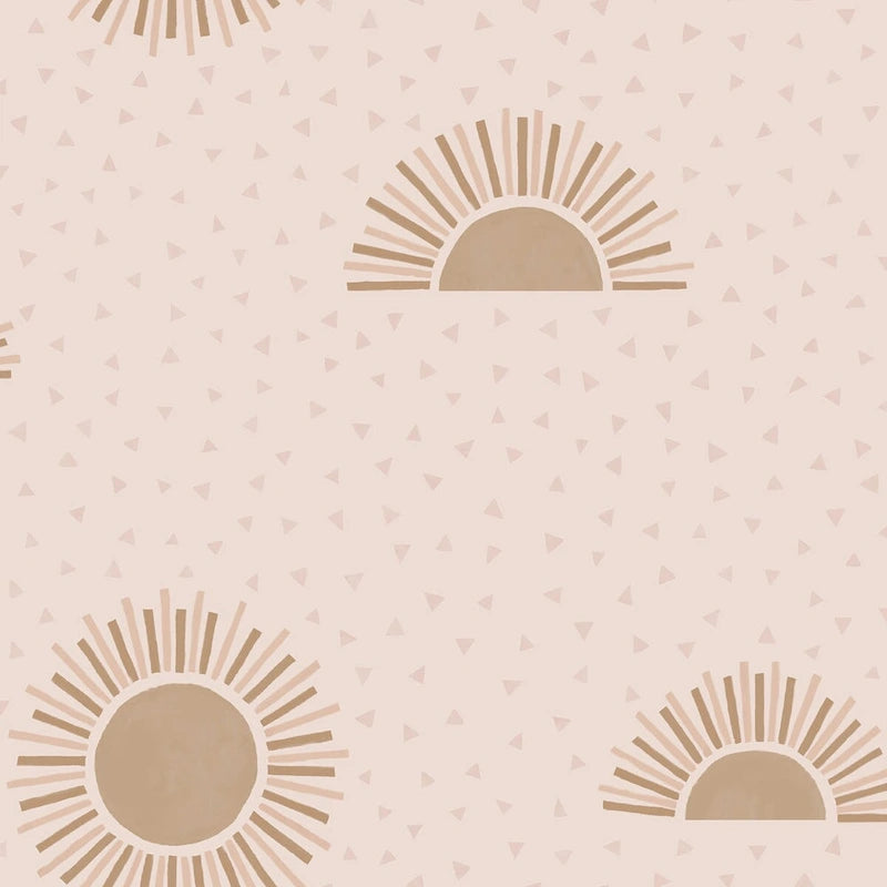 Papel pintado sin pegamento Boho Sunbeam - 396 pulg. x 20.8 pulg.