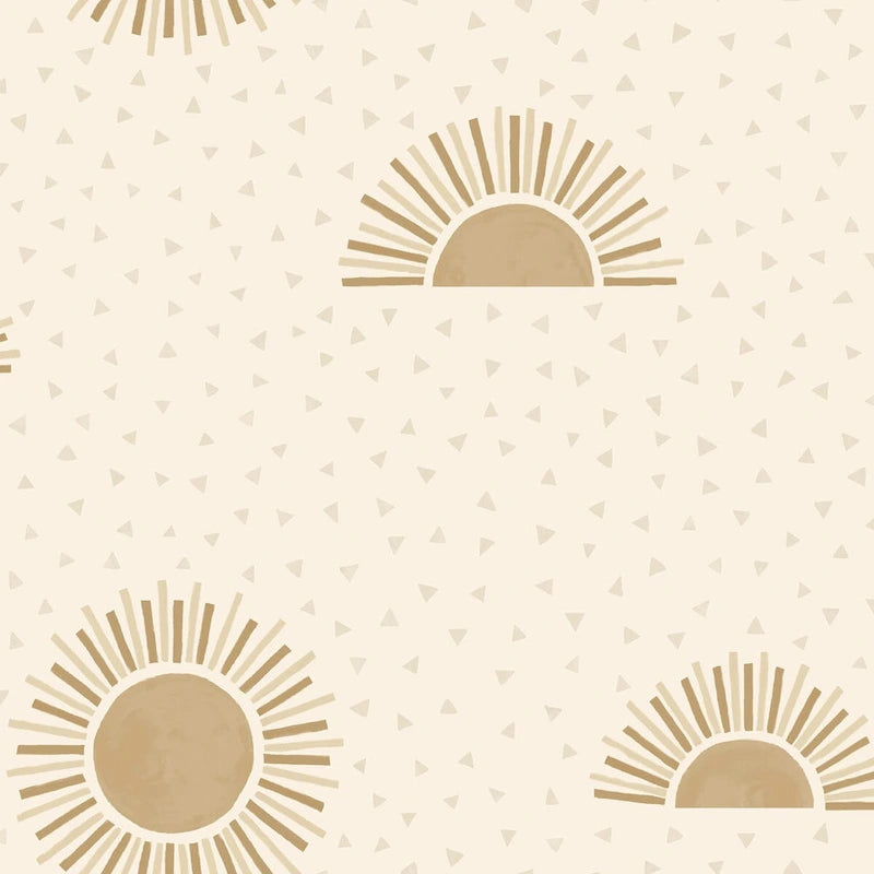 Papel pintado sin pegamento Boho Sunbeam - 396 pulg. x 20.8 pulg.