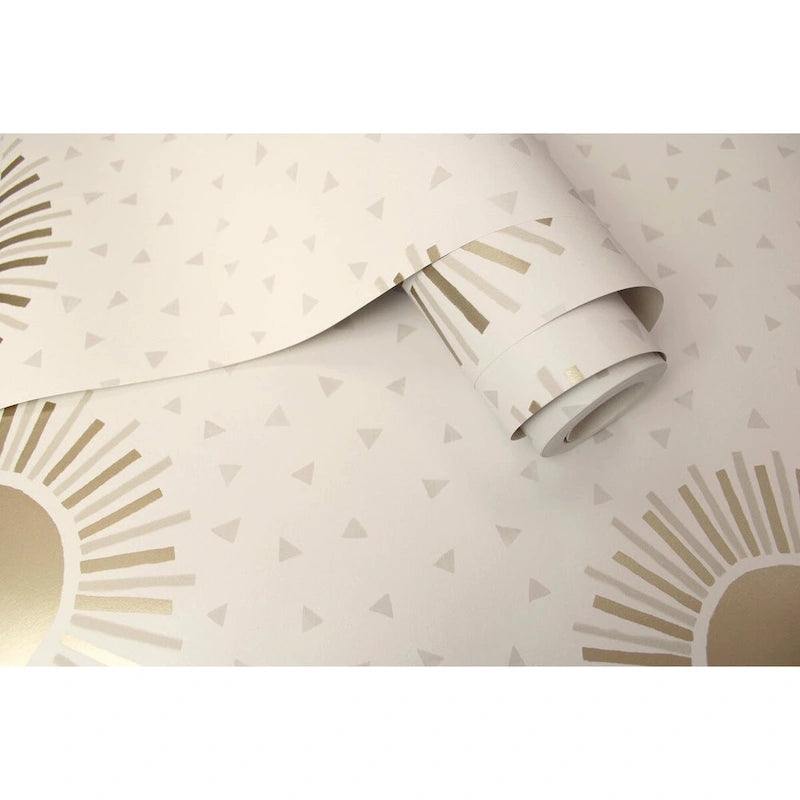 Papel pintado sin pegamento Boho Sunbeam - 396 pulg. x 20.8 pulg.