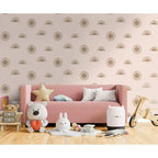 Papel pintado sin pegamento Boho Sunbeam - 396 pulg. x 20.8 pulg.