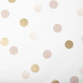 Dotty Polka Pink and Gold Wallpaper