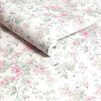 Papel pintado romántico rosa palo