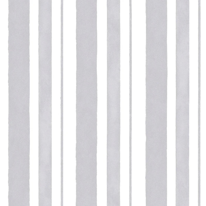 Shabby Chic by Rachel Ashwell Watercolour Stripe Grey Wallpaper