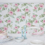 Papel pintado "Ramo Real Rosa"