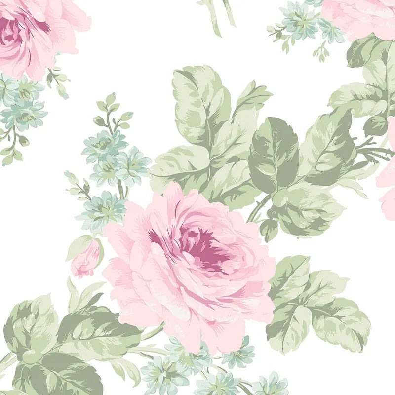 Papel pintado "Ramo Real Rosa"