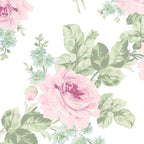 Papel pintado "Ramo Real Rosa"